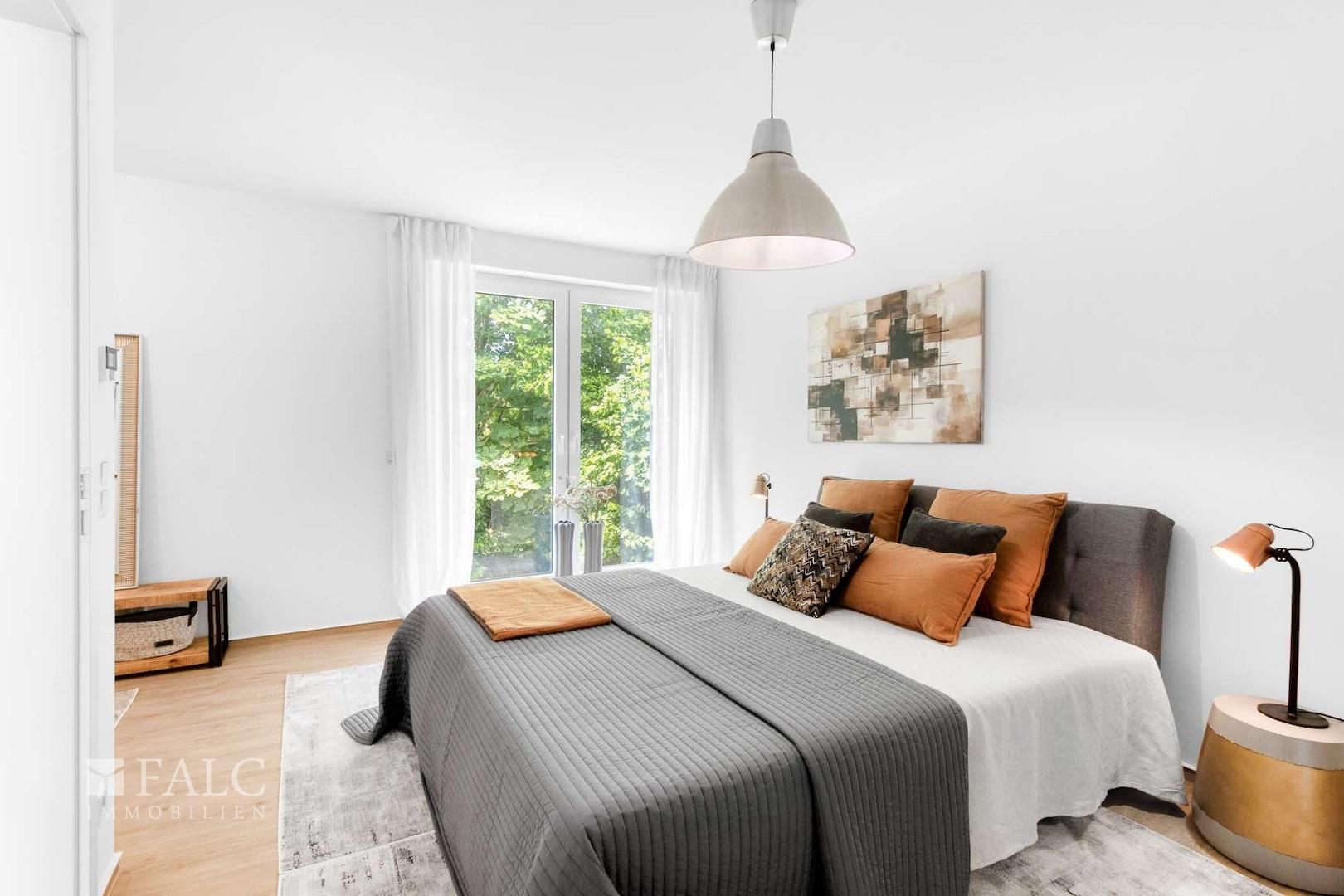 Schlafzimmer mit Bad en Suite