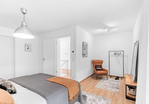 Schlafzimmer mit Bad en Suite