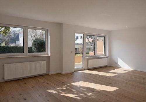 Hell dank Süd-Ausrichtung