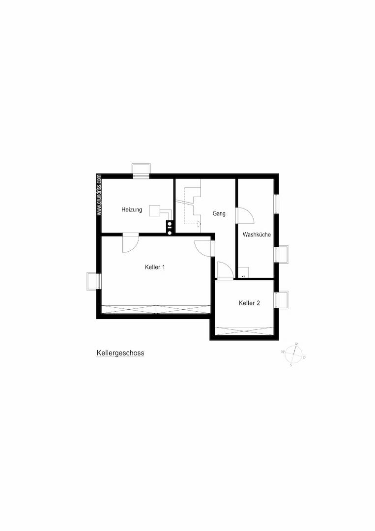 Grundriss Kellergeschoss