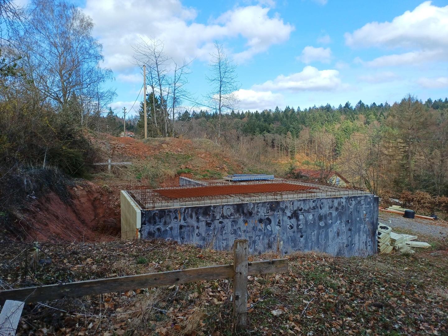 Baustelle nach Osten