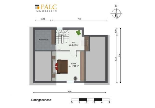Dachgeschoss Wohnung 7