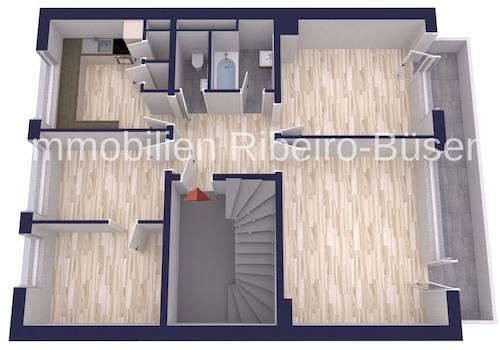 Grundriss 1., 2. und 3. Obergeschoss