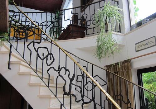 Aufgang zum Hauptwohnbereich