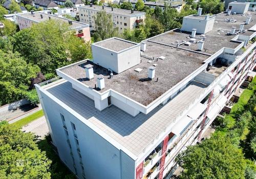 Drohnenaufnahme Terrasse aus NordWest