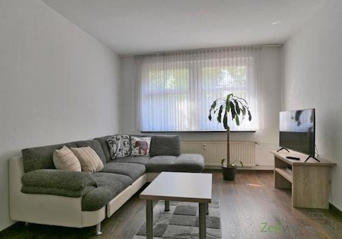 Blick ins Wohnzimmer