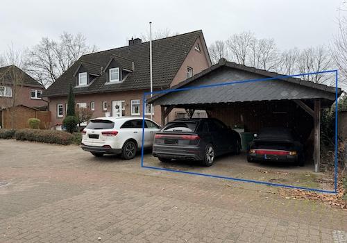 Carport mit 2 Stellplätzen