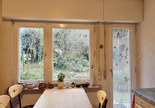 Essbereich mit Ausgang auf die Terrasse