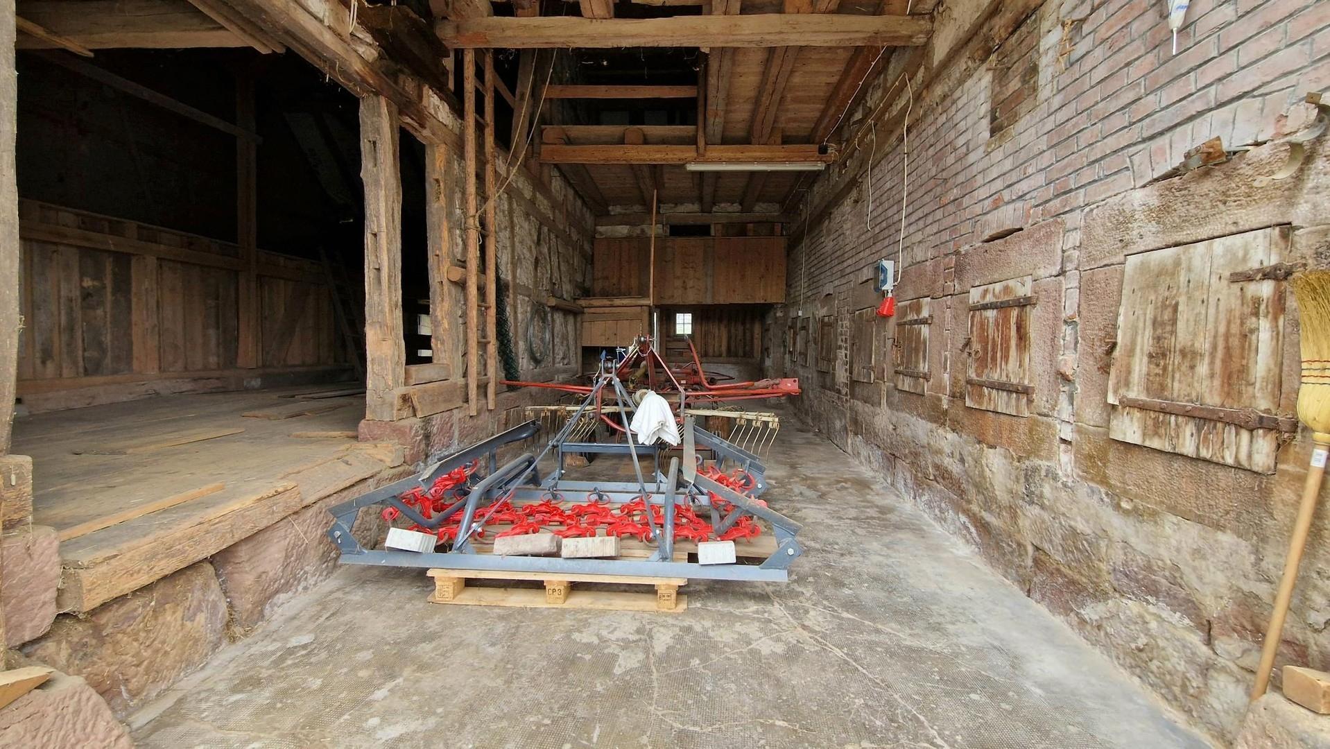 Scheune Innenansicht