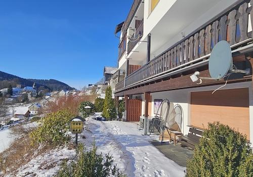 Unser Balkon im 1. Stock