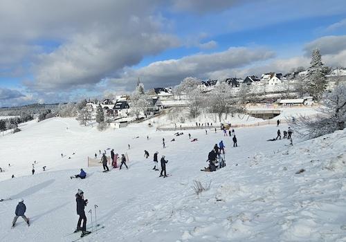 Skipiste in 6 km Entfernung