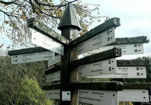 Ausgeschilderte Wanderungen