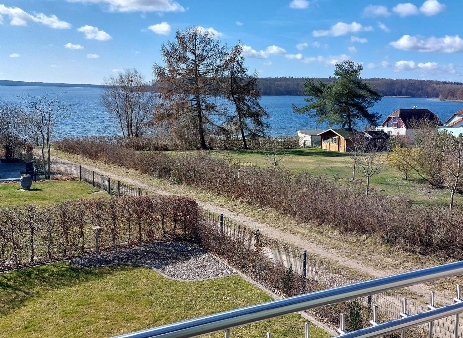 Ausblick vom Balkon