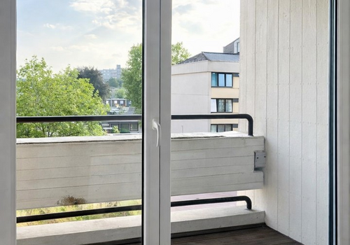 Blick aus dem Schlafzimmer