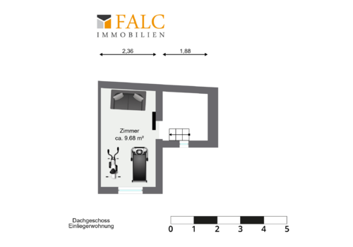 Dachgeschoss Einliegerwohnung