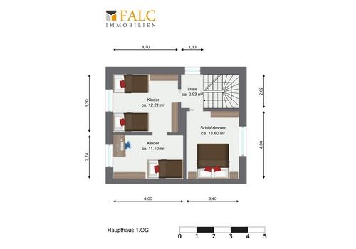 Obergeschoss Haupthaus