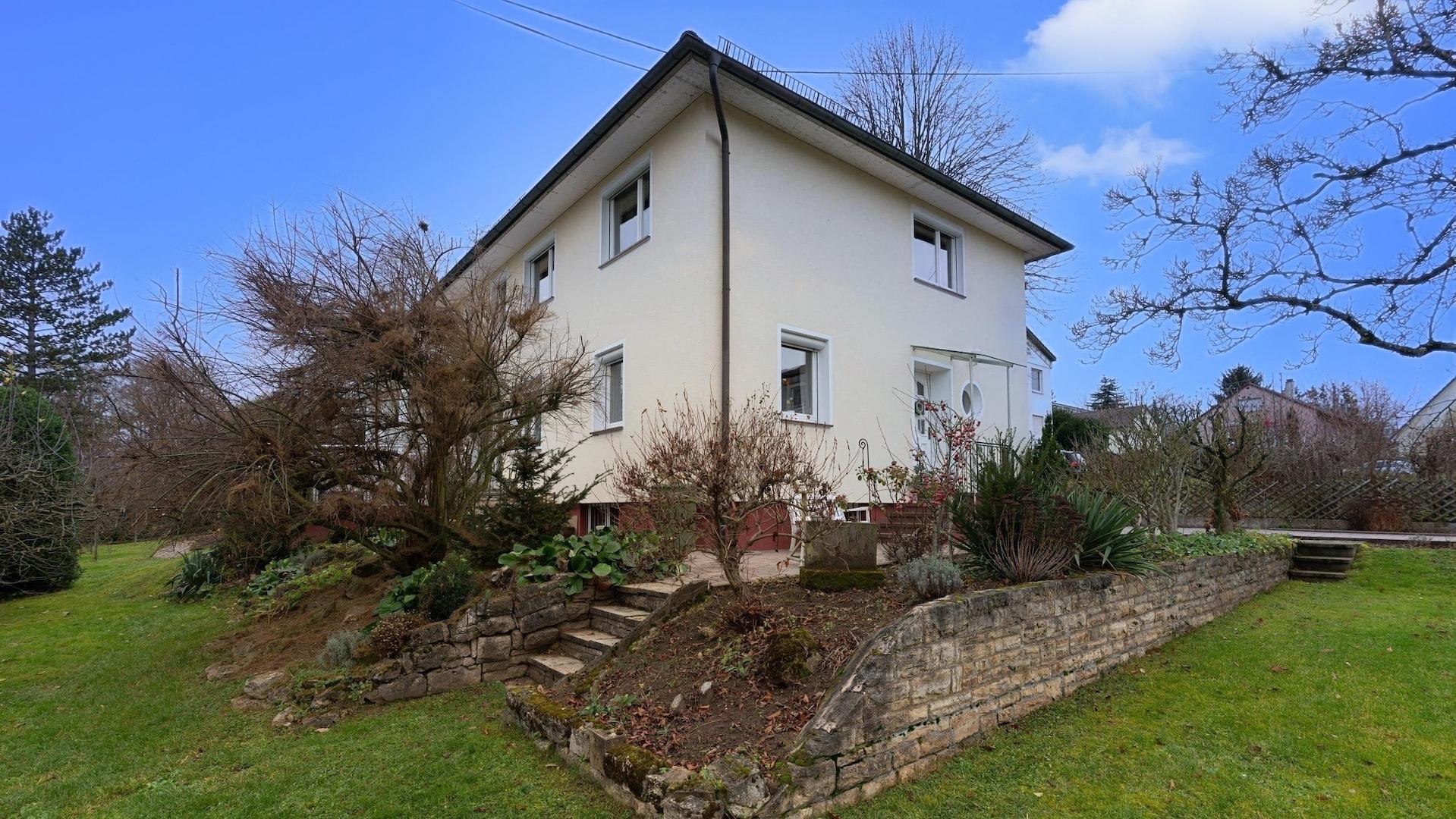 Toll angelegter Garten