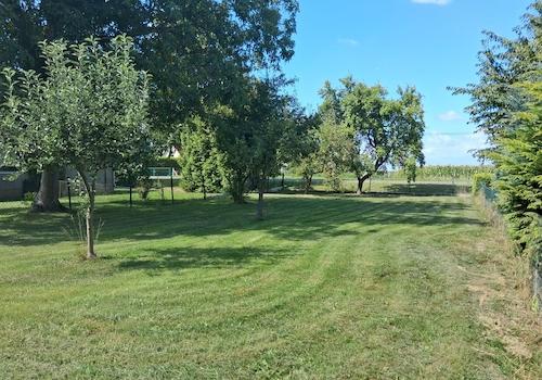 Bauland am Haus, gepflegt