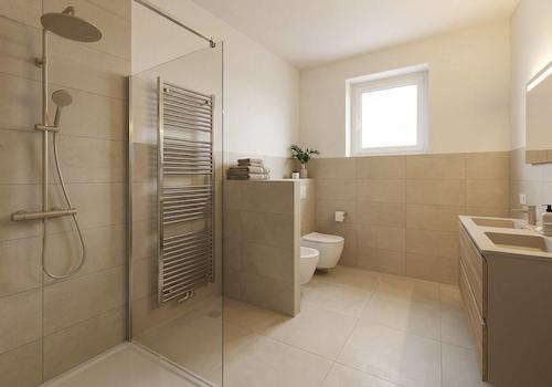 Idee: Badezimmer nach Sanierung