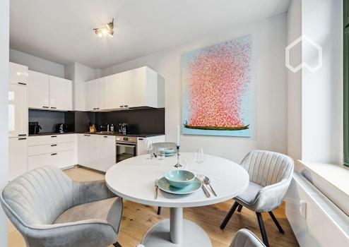 Moderne sanierte möbilierte 2-Zimmerwohnung in zentraler Lage in Leipzig, Stadtteil Reudnitz