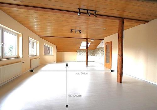 Wohnzimmer/Küche (Maße)