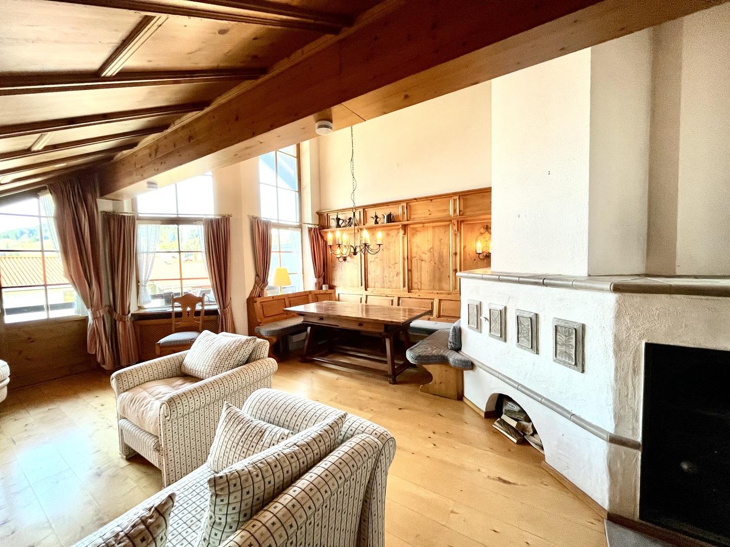 Wohnen mit Blick zum Balkon