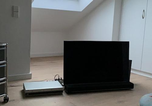 Schlafzimmer mit TV