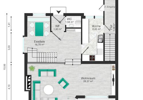 Grundriss Erdgeschoss