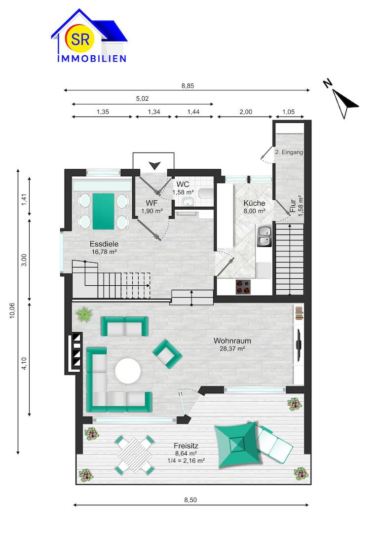 Grundriss Erdgeschoss
