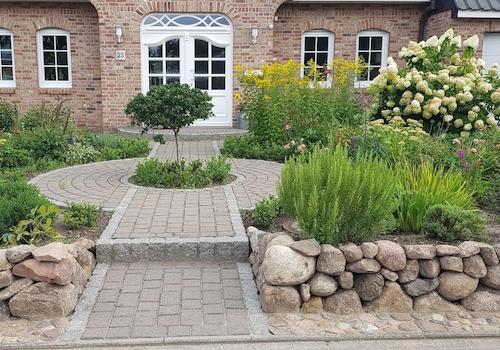 Frontansicht mit Friesenwall