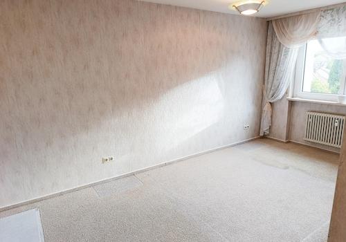 Blick ins Schlafzimmer 