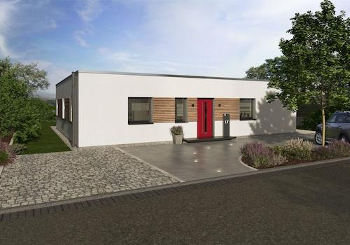 Bungalow Klassiker  Flach Eingang Tag ()