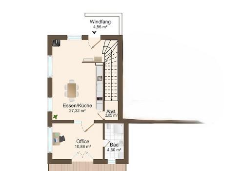 EG Neubau EFH in Dorfhain