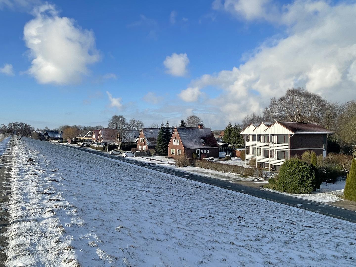 Winterfeeling am Deich!
