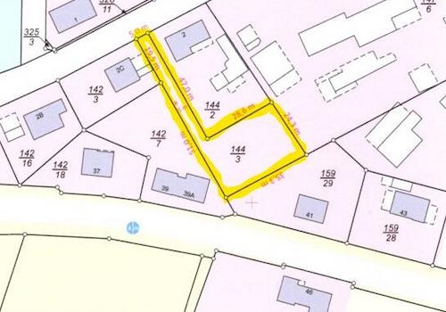 Bemaßter Lageplan gekennzeichnet - GRS Wichmannsburg
