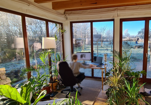 Wintergarten Wohnbereich