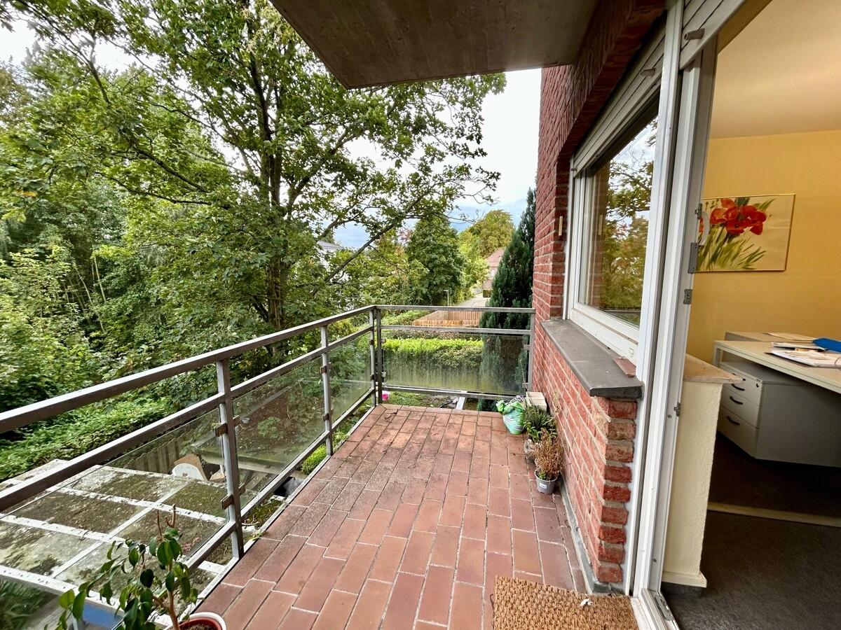 Ausblick Balkon