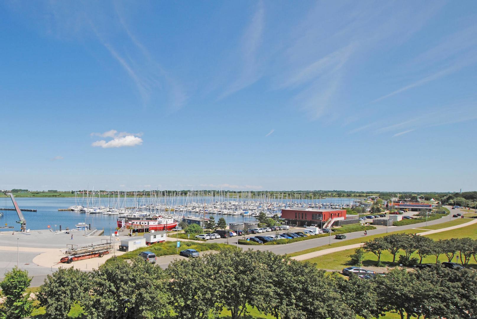 Ausblick Yachthafen 