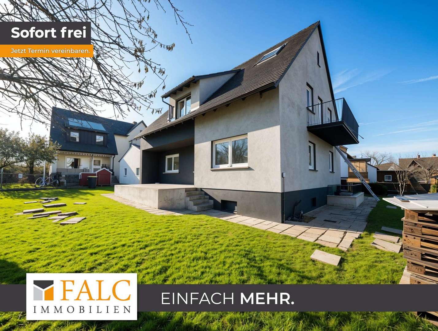 Haus Gartenansicht
