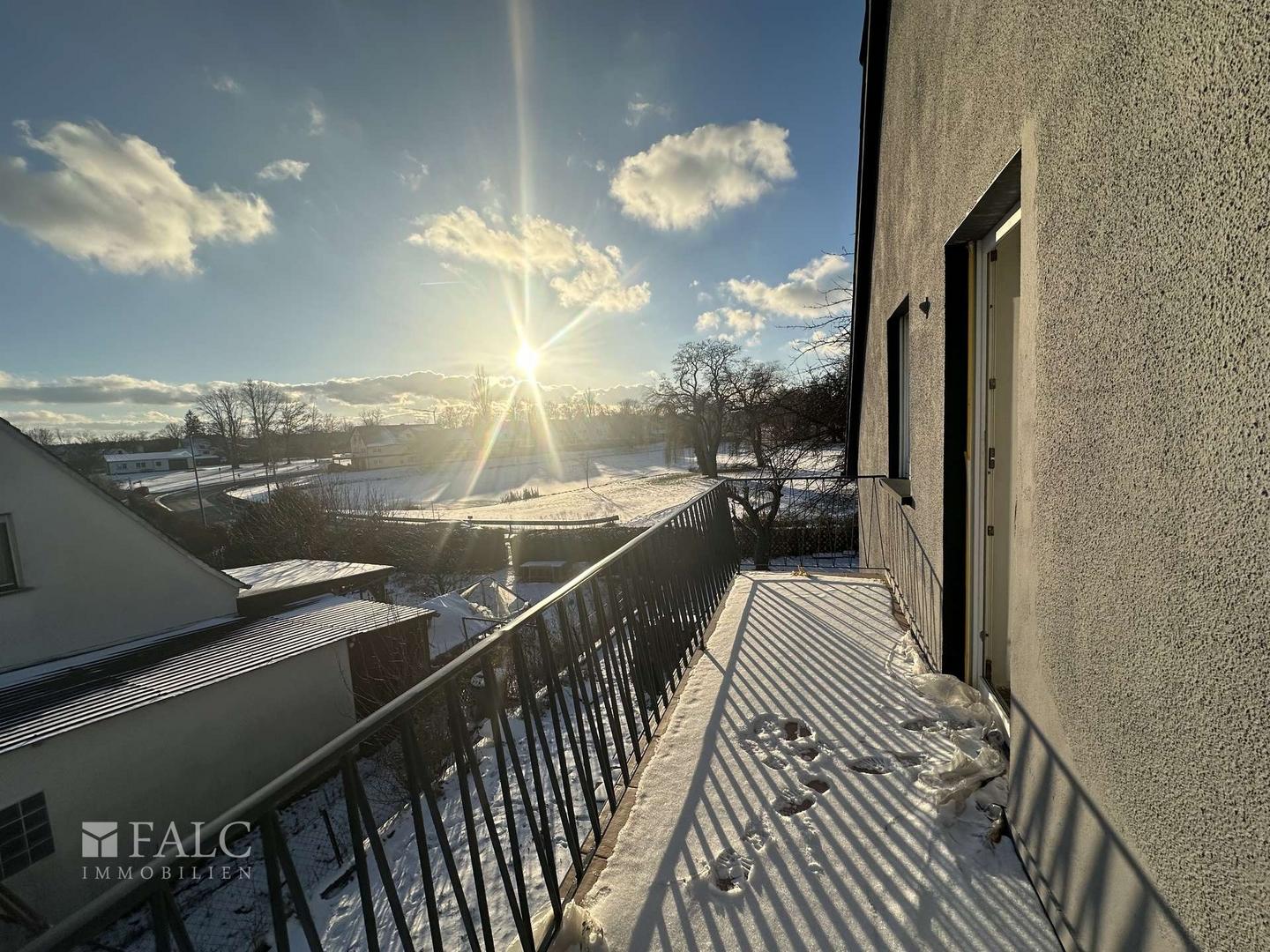 Ausblich vom Balkon