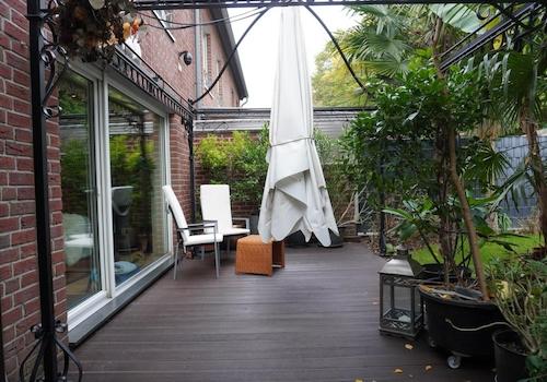 Ansicht Terrasse ohne Sitzecke