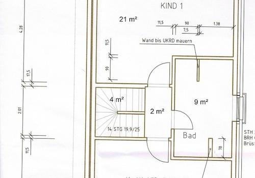 Grundriss Obergeschoss