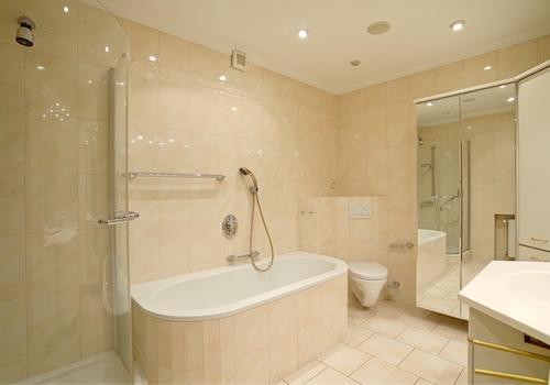 WC, Blick vom Eingang