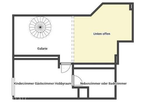 1. Etage mit Galerie