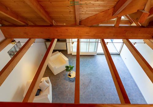 Blick von der Galerie