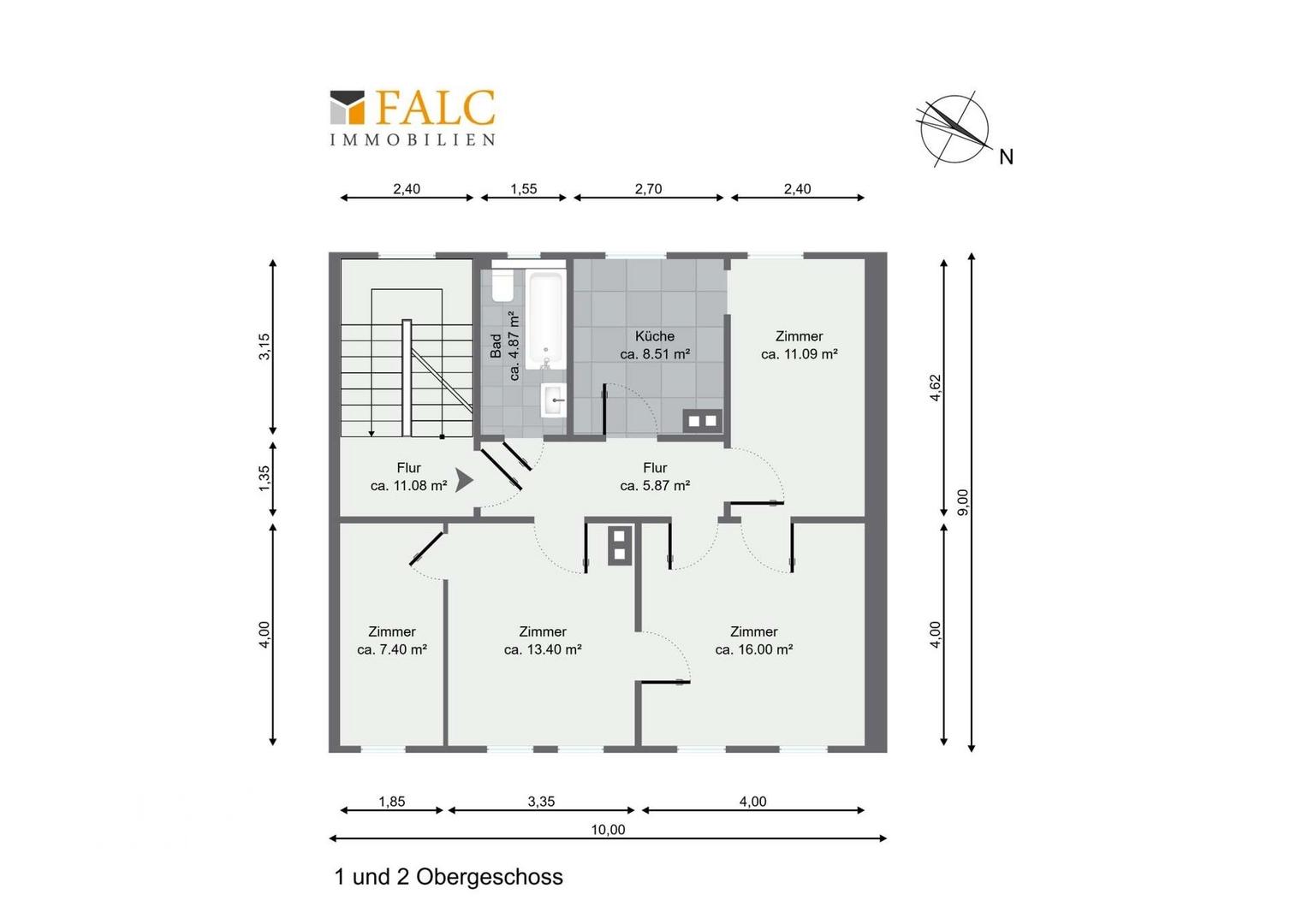 1. und 2. Obergeschoss