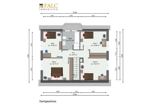 Grundriss Dachgeschoss