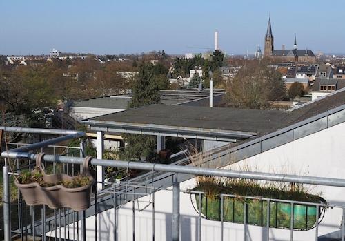 Blick von der Dachterrasse