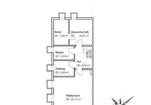 Grundriss Untergeschoss