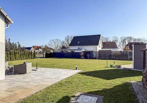 Blick auf das Grundstück